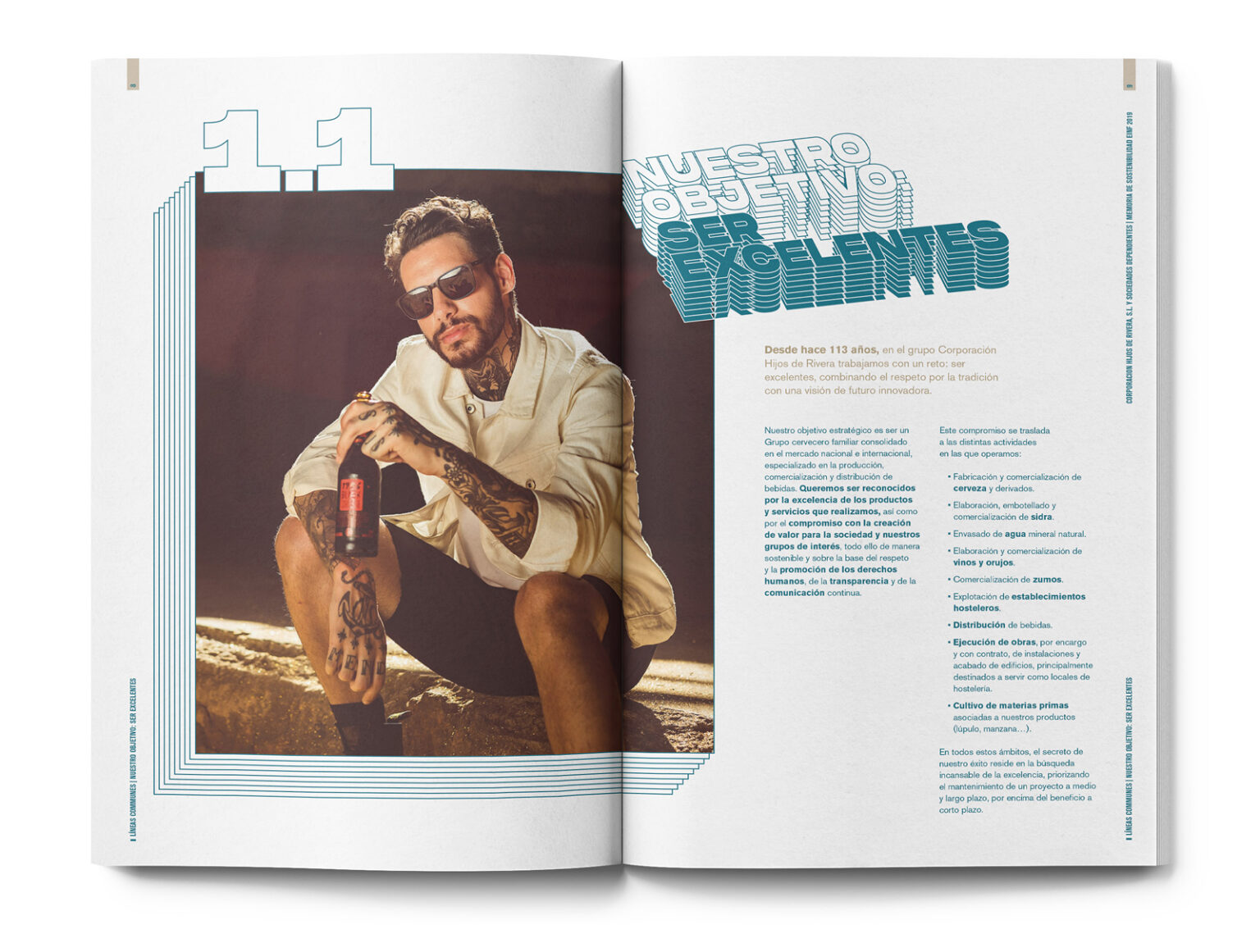 Hijos de Rivera — Memoria de Sostenibilidad 2019, edición impresa