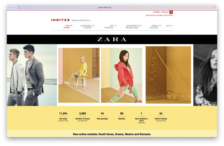 Inditex Annual Report 2014