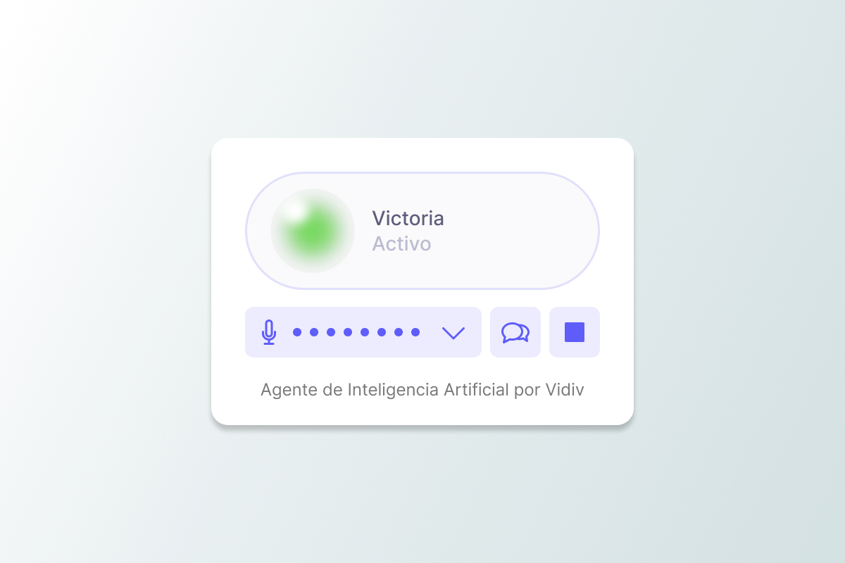 Vidiv Agentes — plataforma de agentes conversacionales