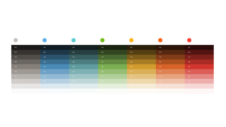 Color study to define the palette — sample 4